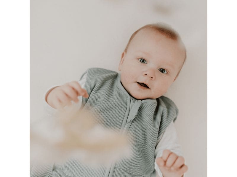 emma & noah Baby-Sommerschlafsack Essential Mint 60 cm Sommerschlafsack für Babys