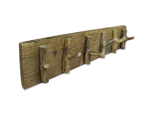VIDAXL - Porte manteau Porte-manteau bois de récupération massif 60 x 15 cm