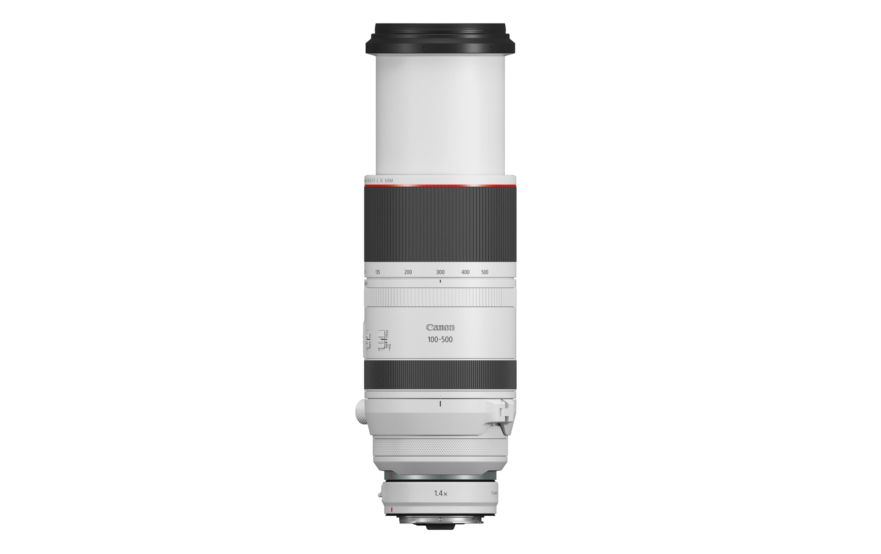 Zoomobjektiv RF 100-500mm F/4.5-7.1L IS USM Canon RF<br>Kompaktes und leichtes Supertele-Objektiv für Sport- und Wildlife-Aufnahmen
