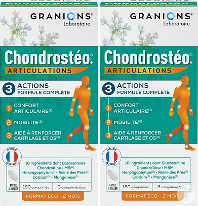 Chondrostéo+ Articulations 2x180 Comprimés