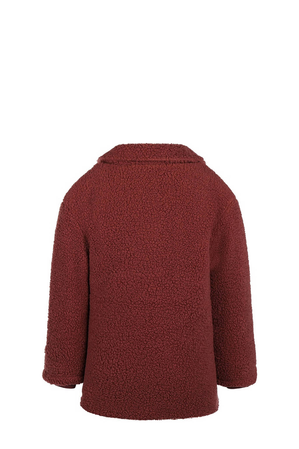 Koko Noko teddy winterjas donkerrood