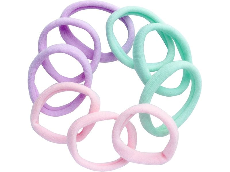 Parsa Beauty Kids Zopfhalter Kinder Mehrfarbig 4 Stück Bunte Accessoires für Kinderhaare