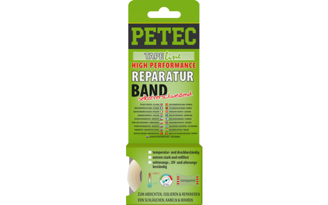Petec Reparaturband High Performance selbstverschweißend 3 m x 25 mm