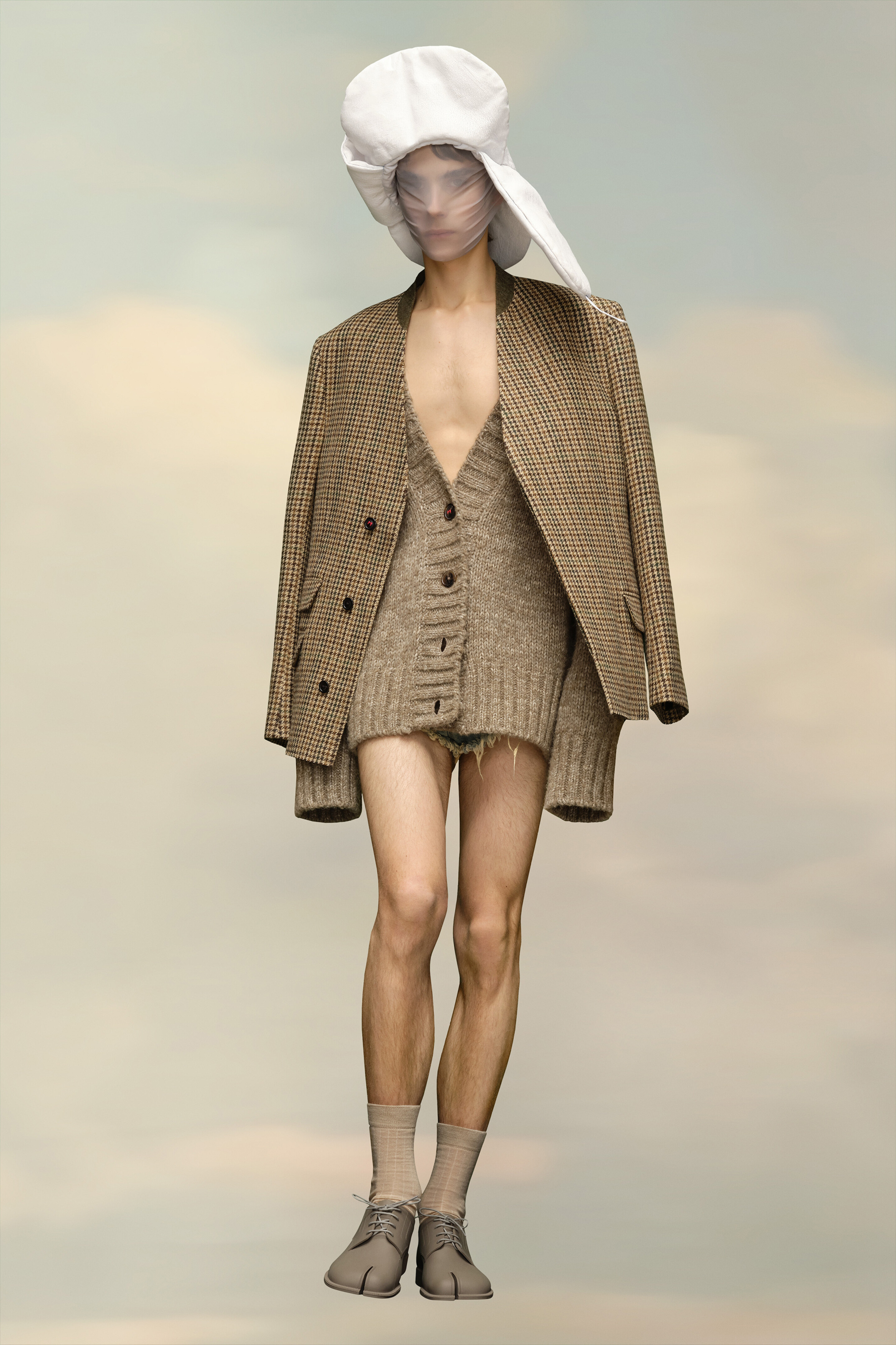 Blazer à carreaux