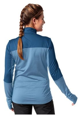 Polaire Femme Vaude Livigno Halfzip II Bleu