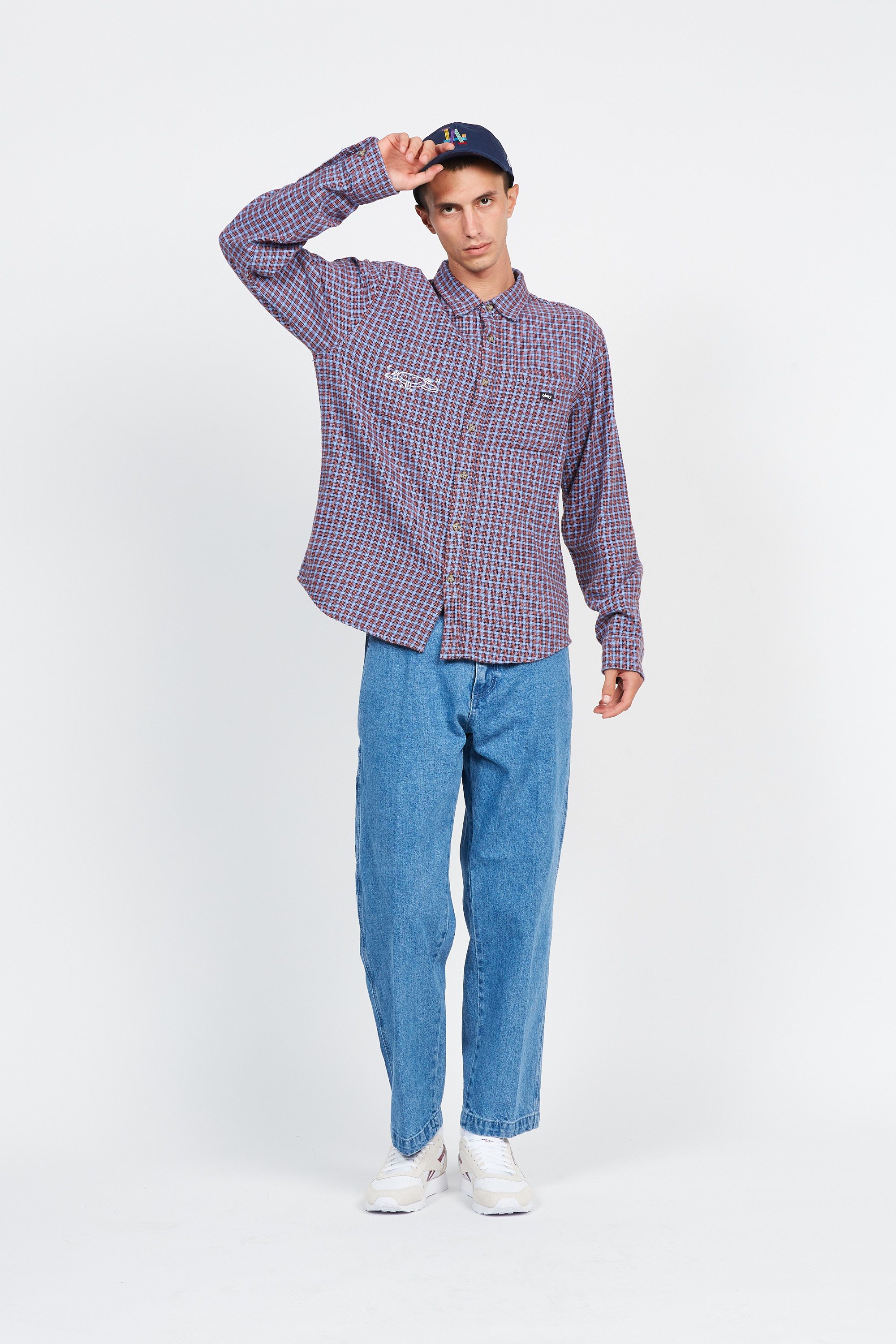 OBEY Jean HARDWORK CARPENTER Bleu