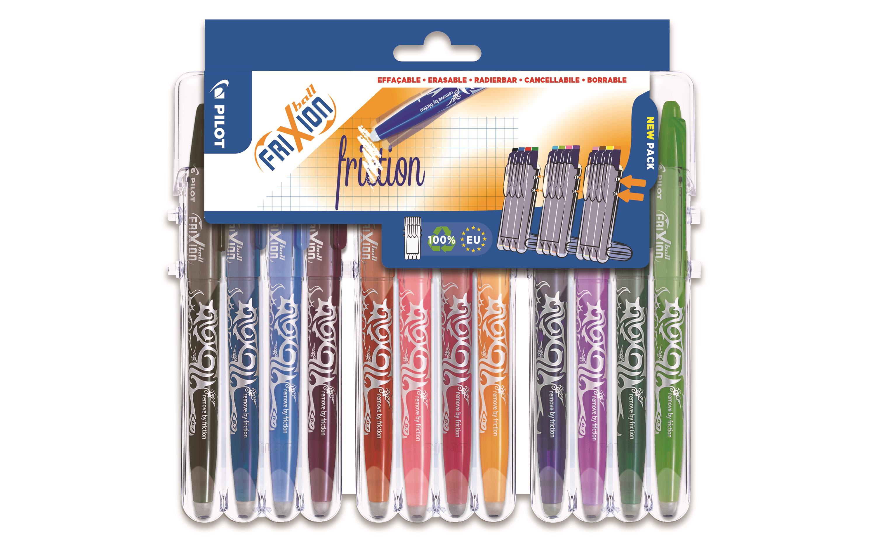 Rollerball FriXion ball Set2Go 0.7 mm, Mehrfarbig, 12 StückTintenroller in 12 Farben