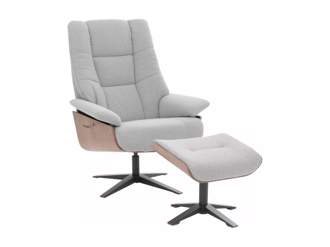 Fauteuil de relaxation avec bois marron 70 x 66 x 105 cm 04_0007825