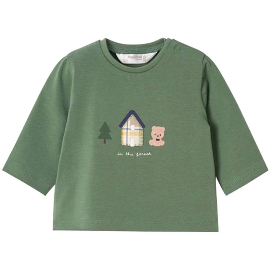 Mayoral 2er Pack Langarmshirt weißgrün