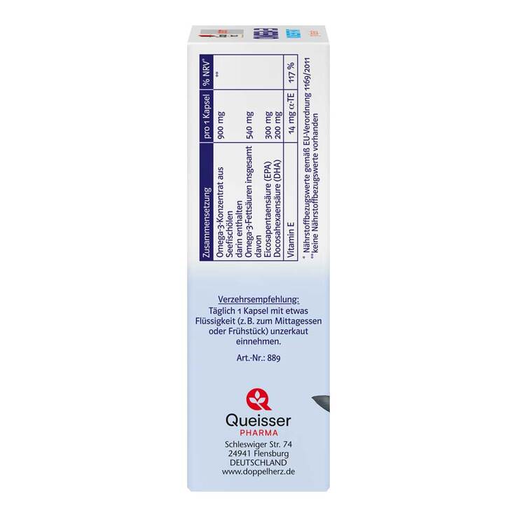 Doppelherz system Omega-3 Konzentrat Kapseln, 30 St