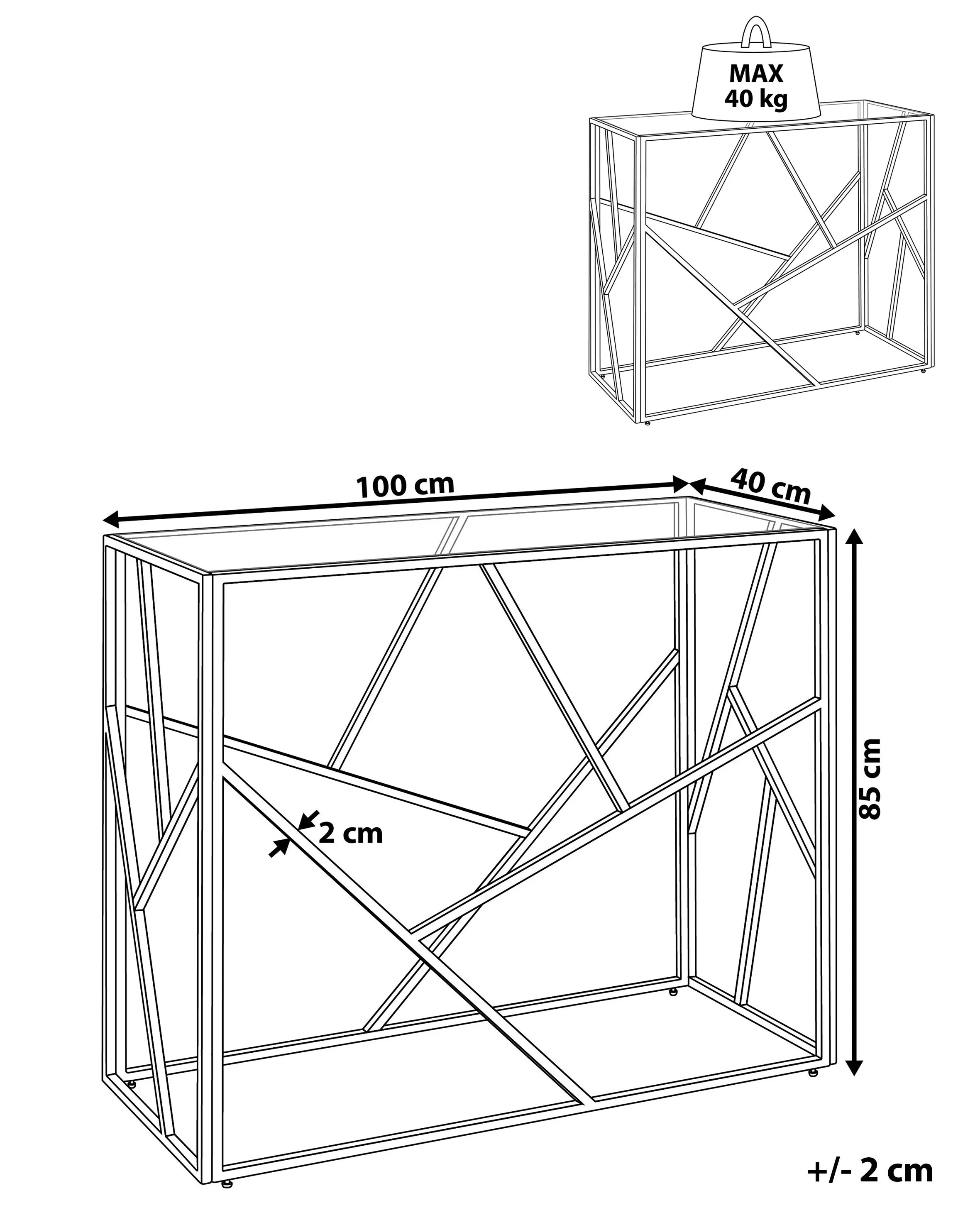 Sidetable ORLAND Zilver
