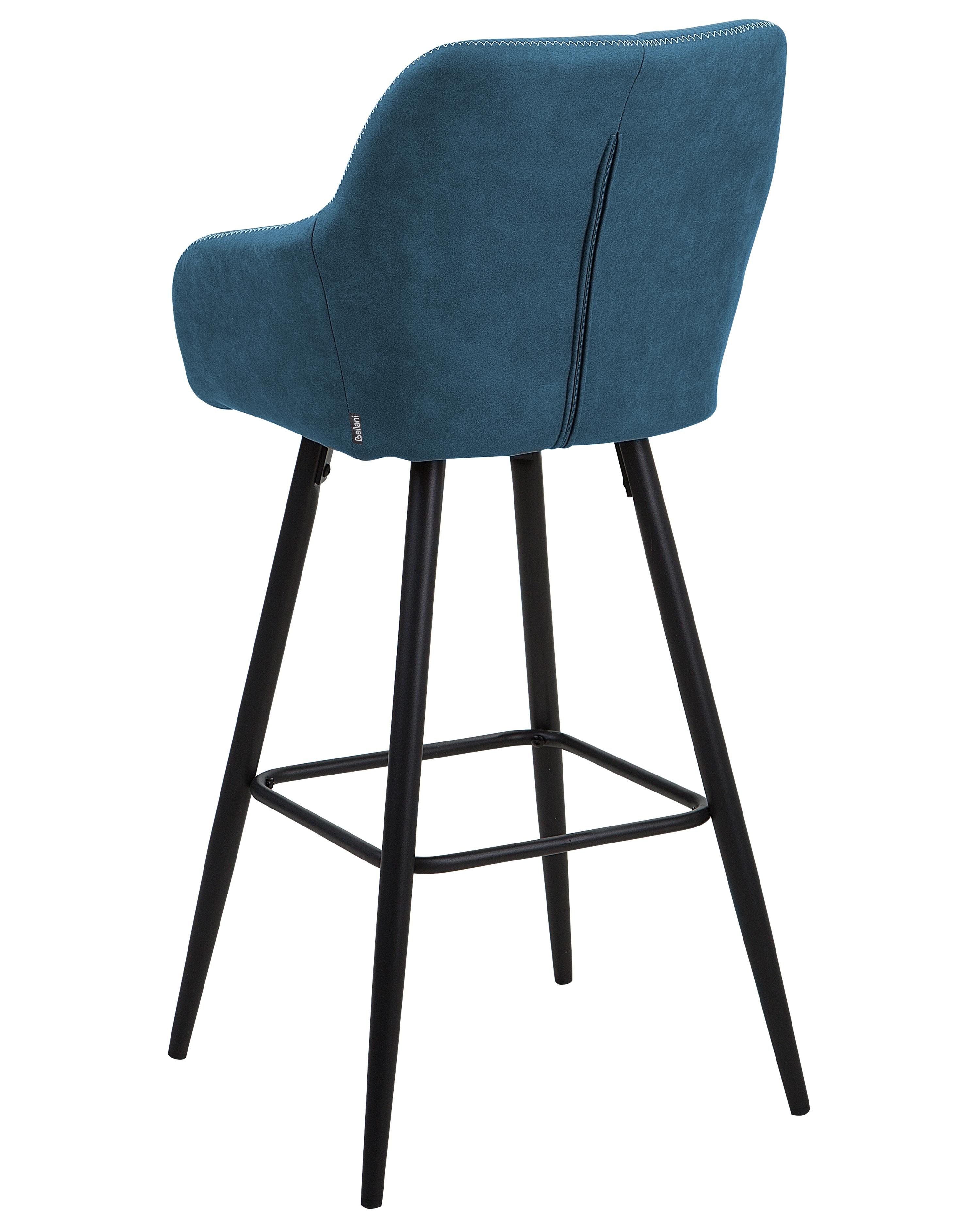 Set van 2 barstoelen DARIEN Zeeblauw