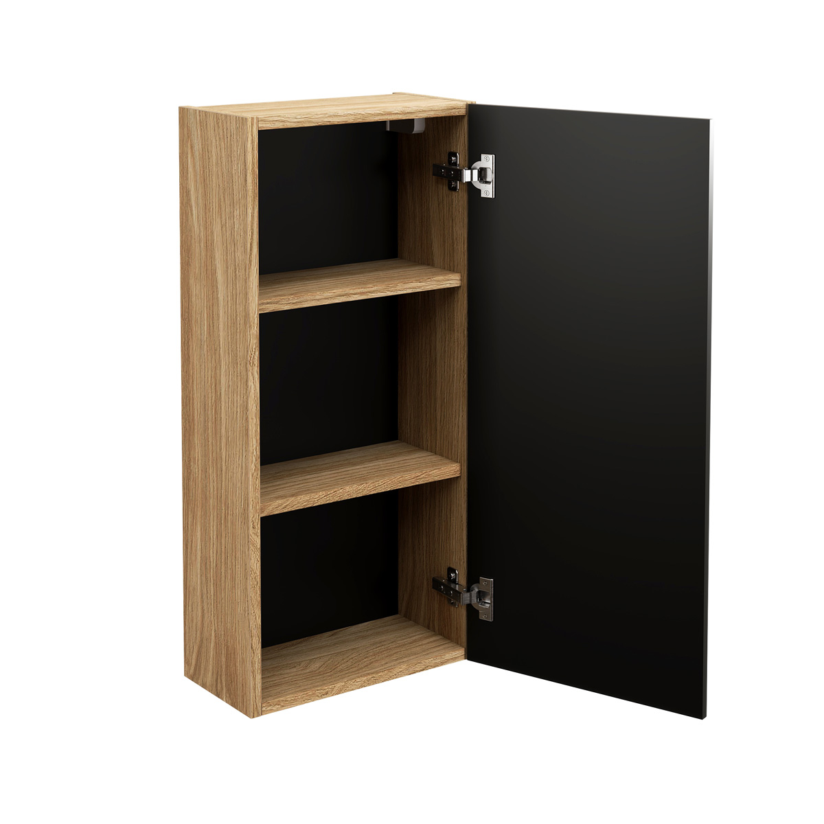 Comad Luxor Black halfhoge kast 75cm zwart