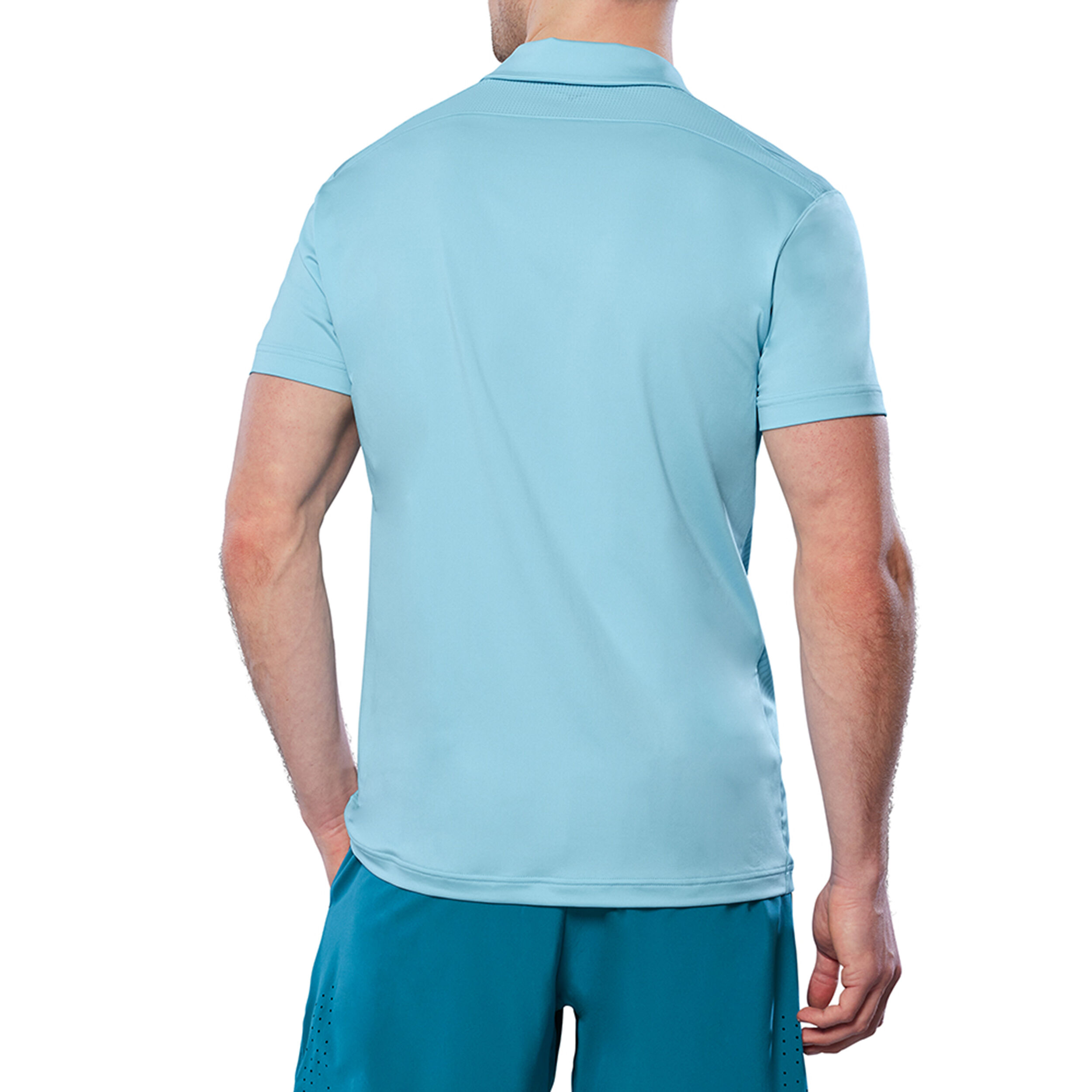 Mizuno Charge Shadow Polo Hommes - Bleu Clair