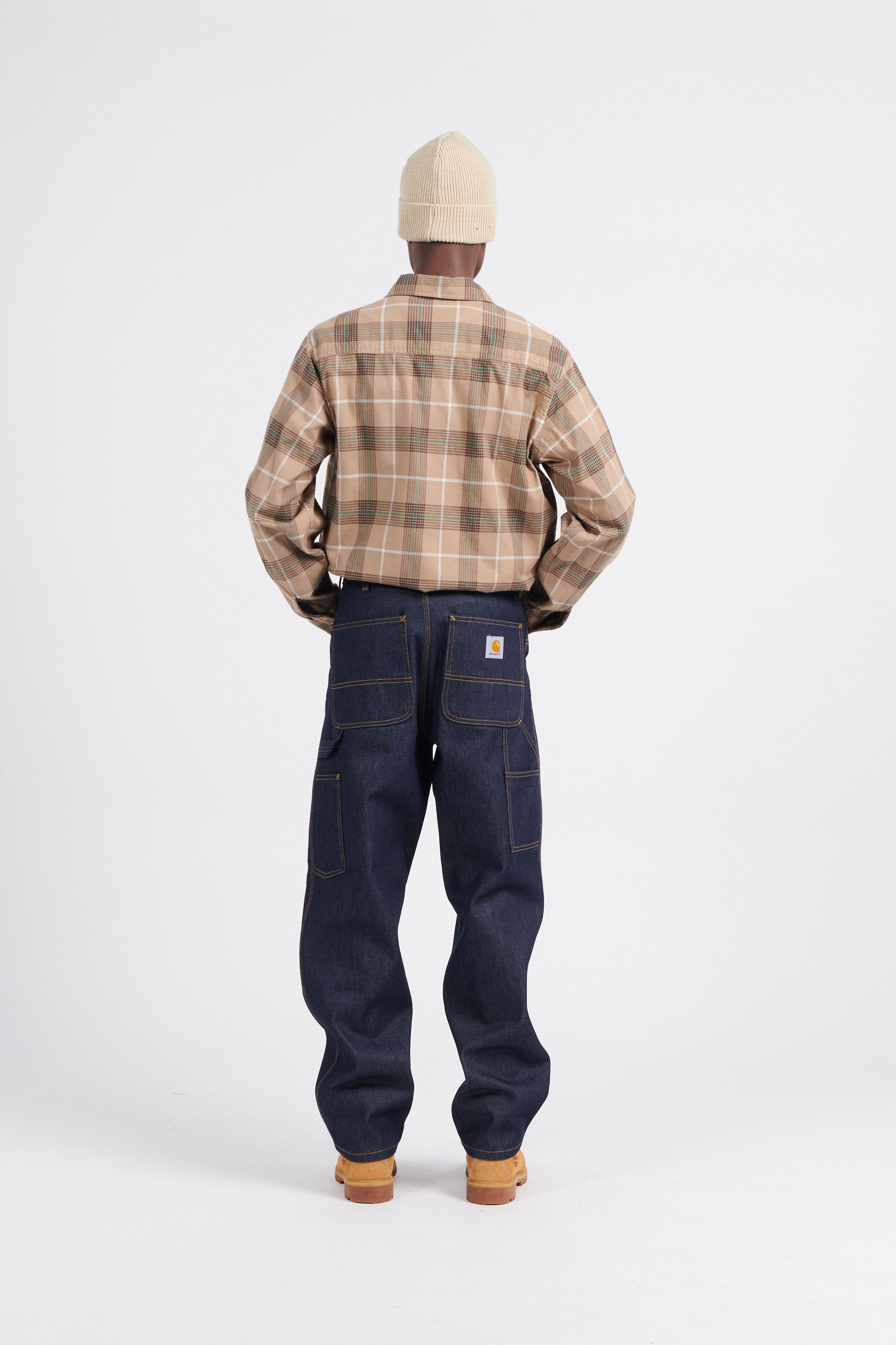 CARHARTT WIP Chemise L/S Hadley Shirt Beige