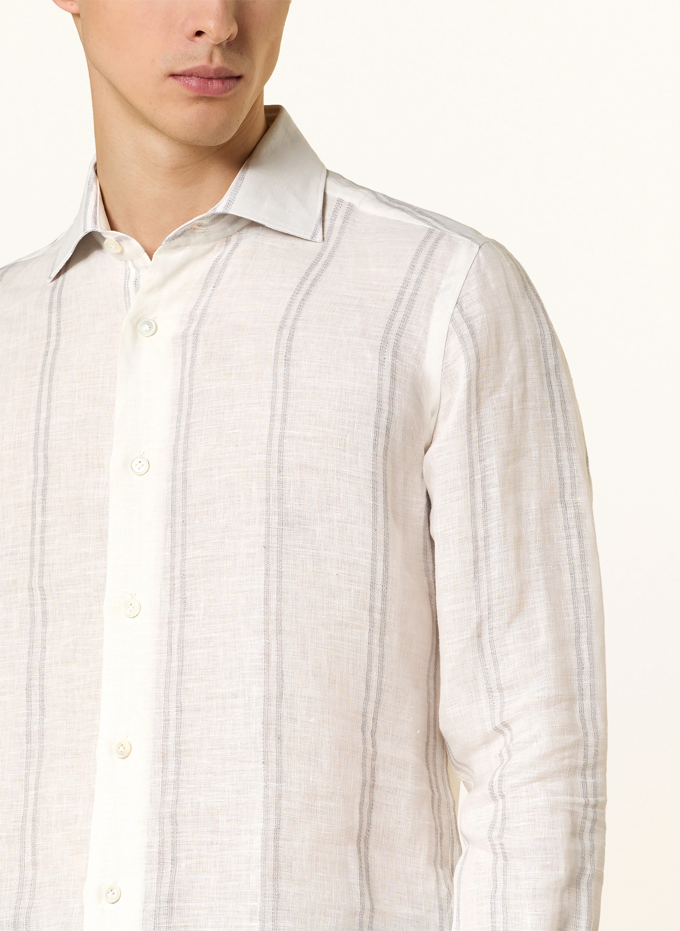eleventy Leinenhemd Slim Fit