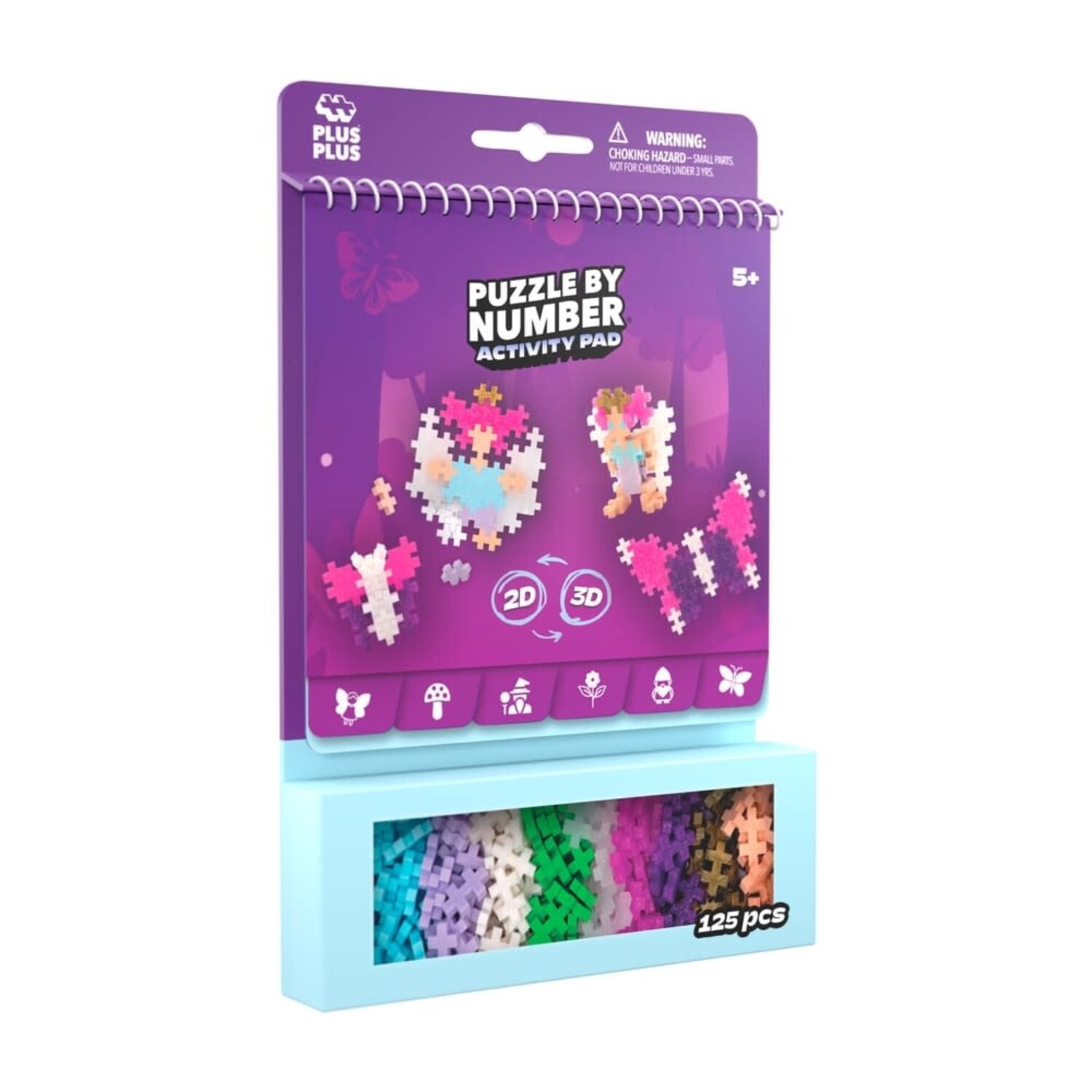 Plus - Plus | Activity Pad 125 stuks | Betoverd Bos