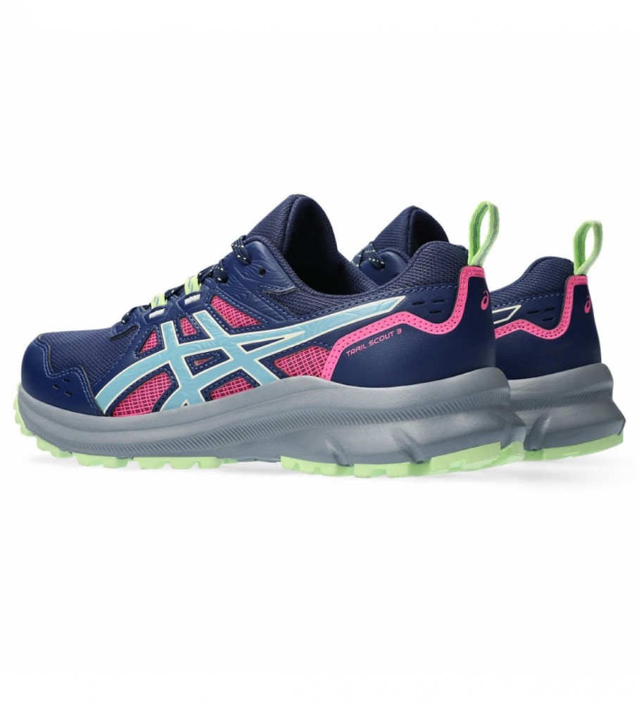 Tênis de corrida Asics Scout 3 Trail - Azul