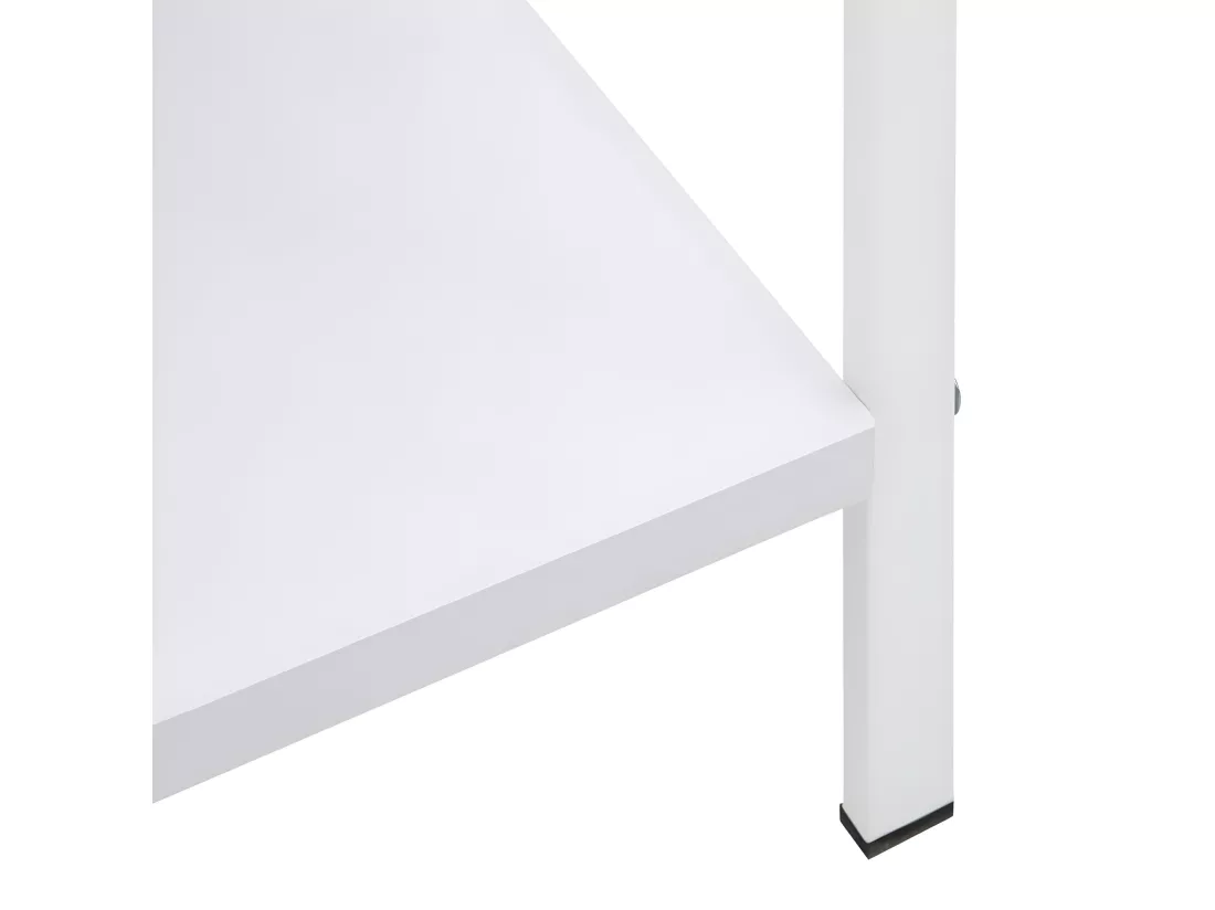 Bibliothèque à 5 niveaux Blanc 60x27,6x158,5 cm Aggloméré