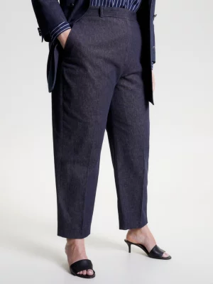 Calças Curve Relaxed Fit Tapered Twill