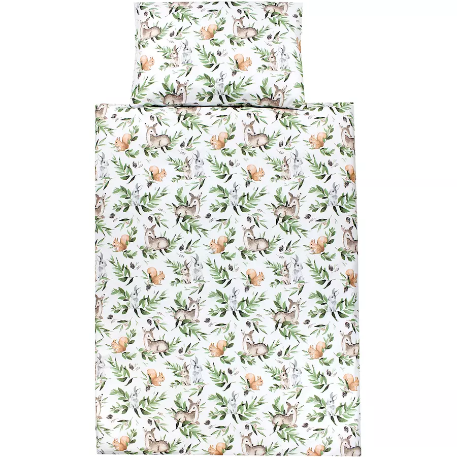 TupTam Kinder Bettwäsche Set 2-tlg grünbeige