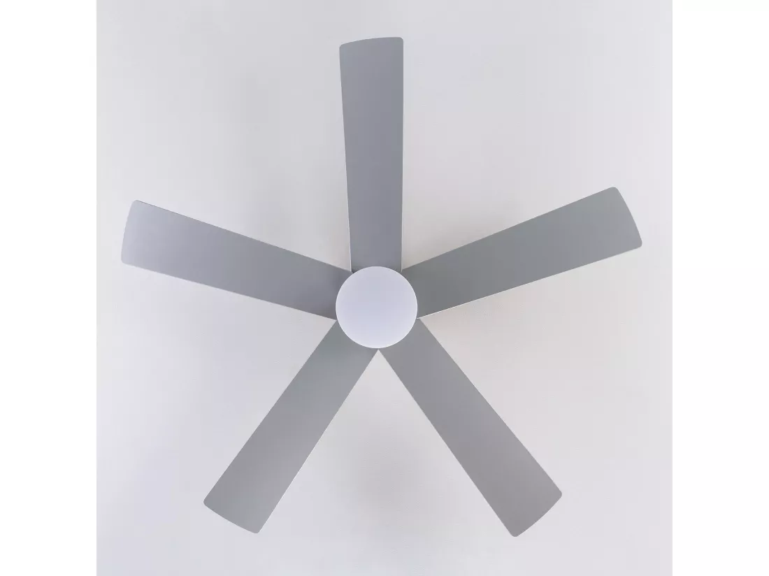 Ventilateur de Plafond Silencieux Flatiron 132 cm Moteur DC Bois clair Télécommande Sans lumière