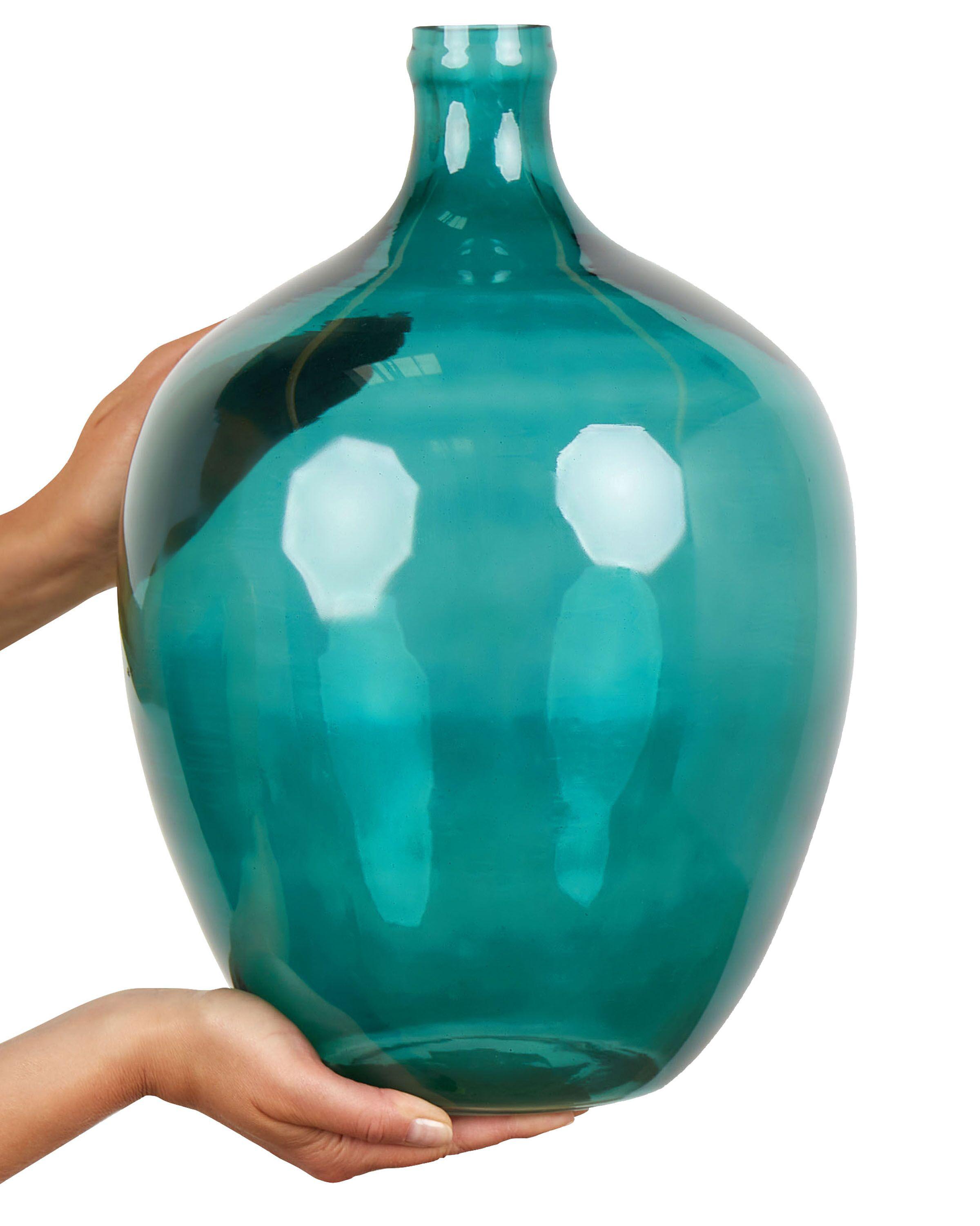 Bloemenvaas ROTI Glas 39 cm Turquoise