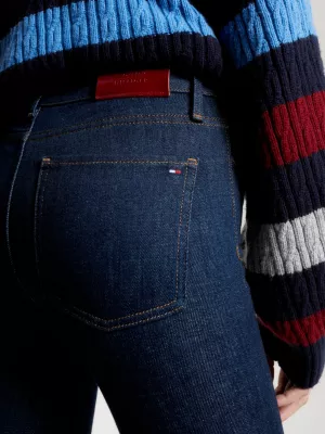 Calça jeans bootcut de cintura média
