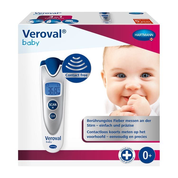 Veroval Baby 3 in 1 Koortsthermometer Infrarood 1 Stuk