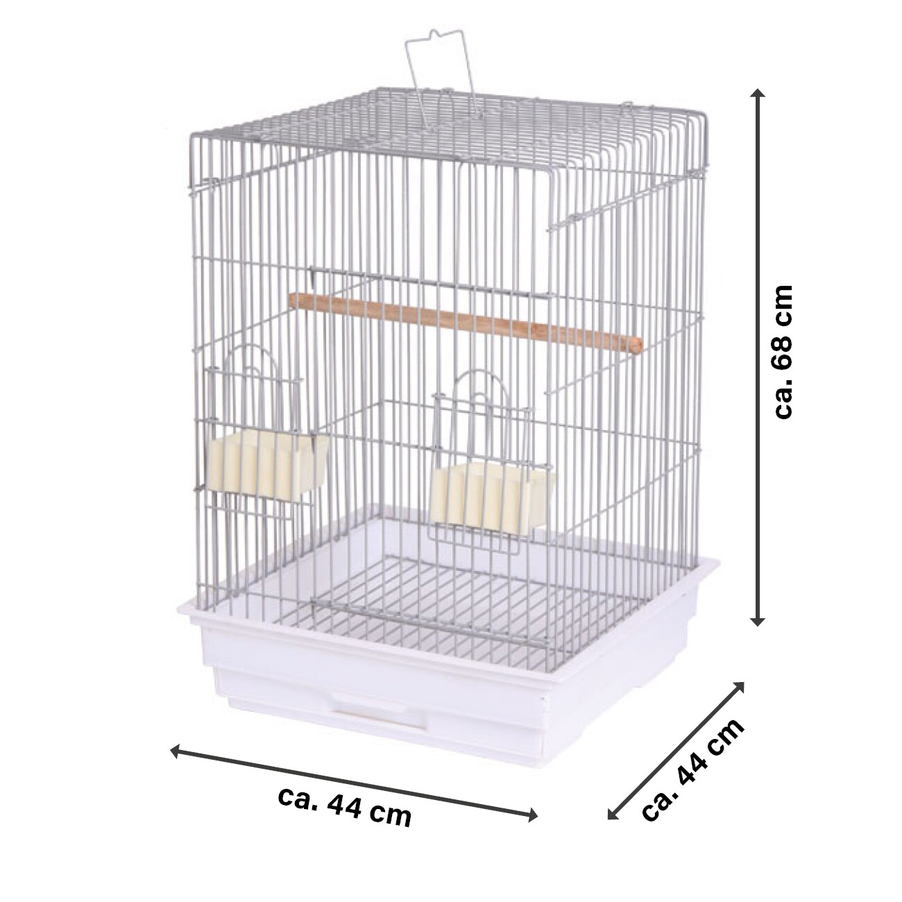 Montana Cages Transportkäfig Eos hellgrau
