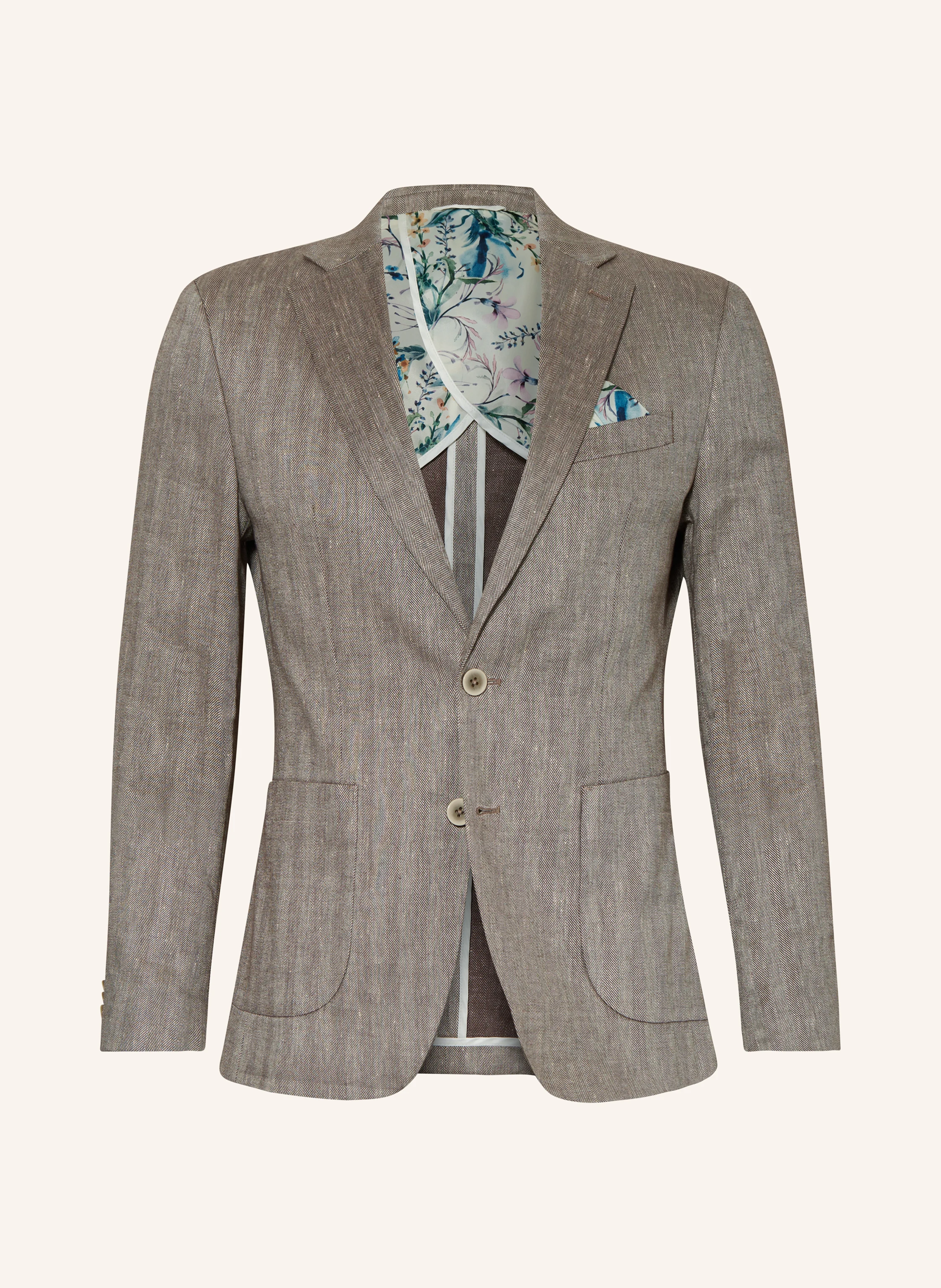 PAUL Anzugsakko Slim Fit mit Leinen