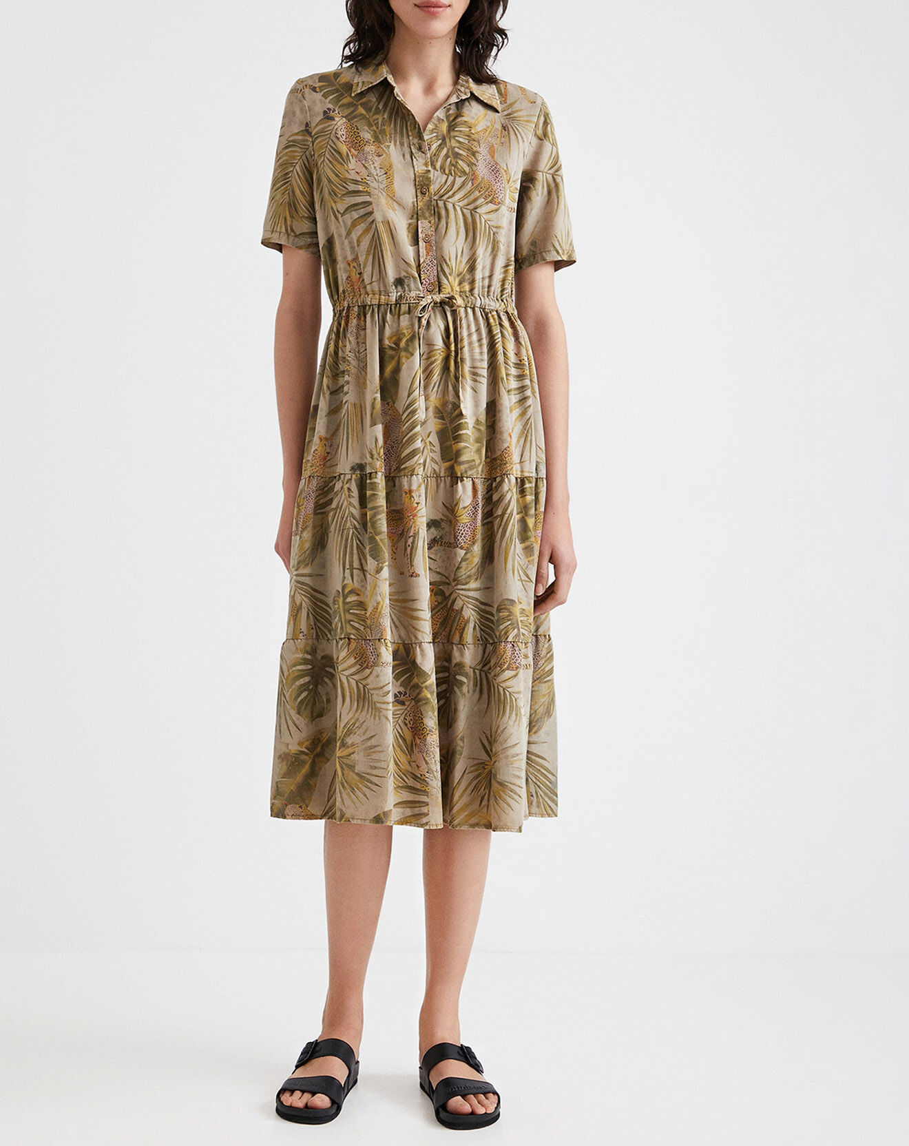 Desigual Robe Frieda verte