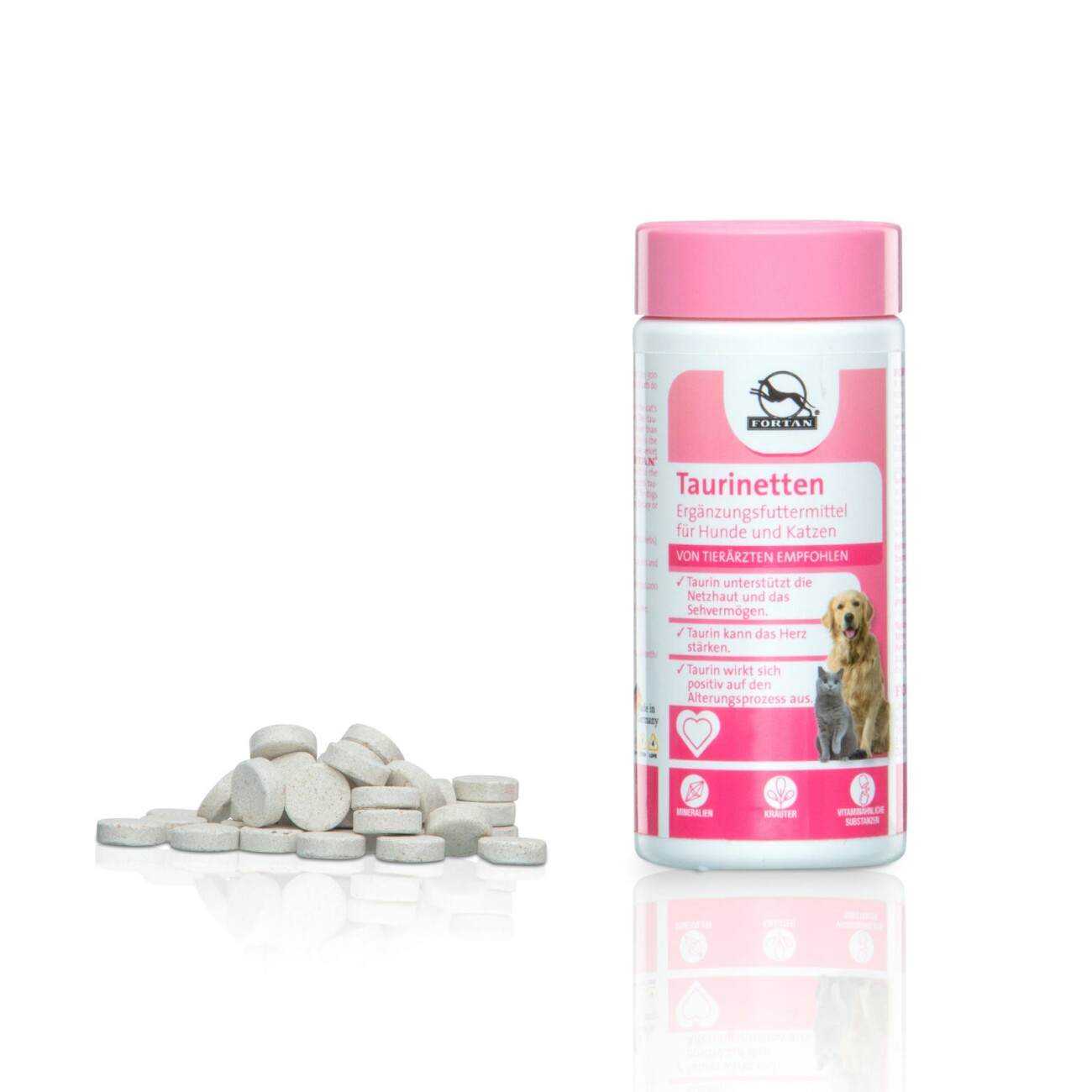 Fortan Taurinetten Tabletten mit 300 mg Taurin 100 g