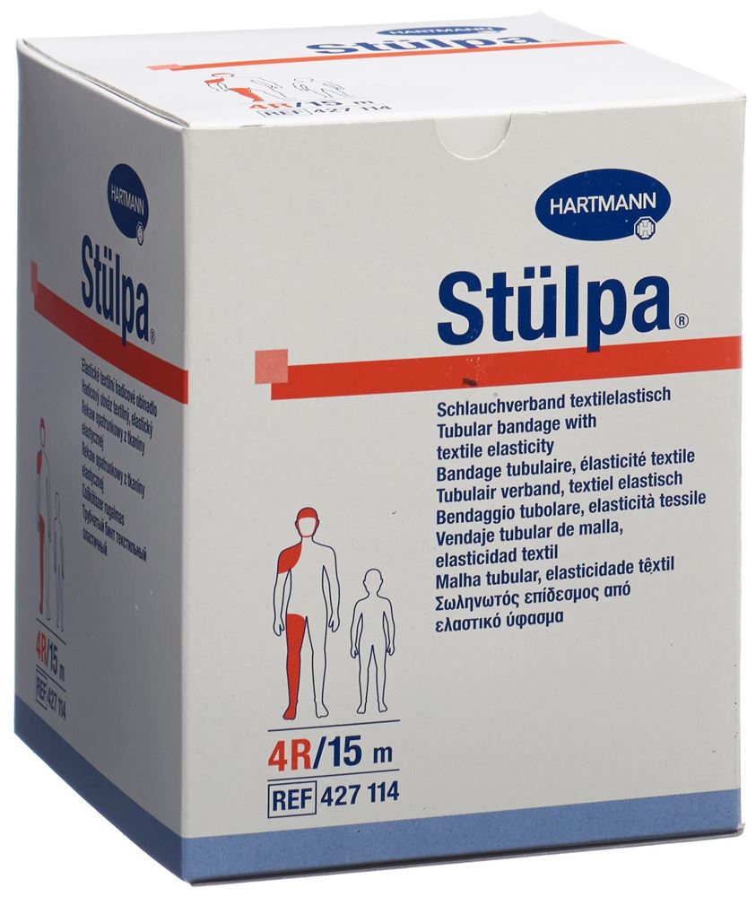 STUELPA Schlauchverband 10cmx15m Gr4R Rolle 1 Stk