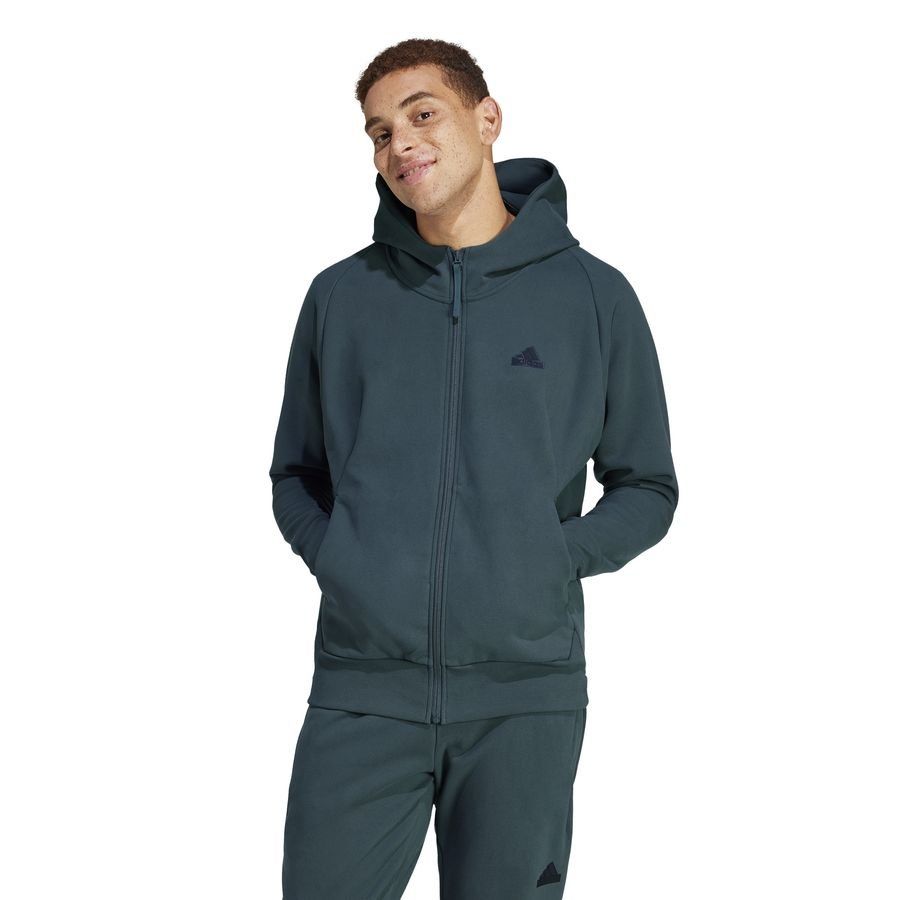 adidas Sweat à Capuche Z.N.E. Winterized Full Zip - Legend Ivy