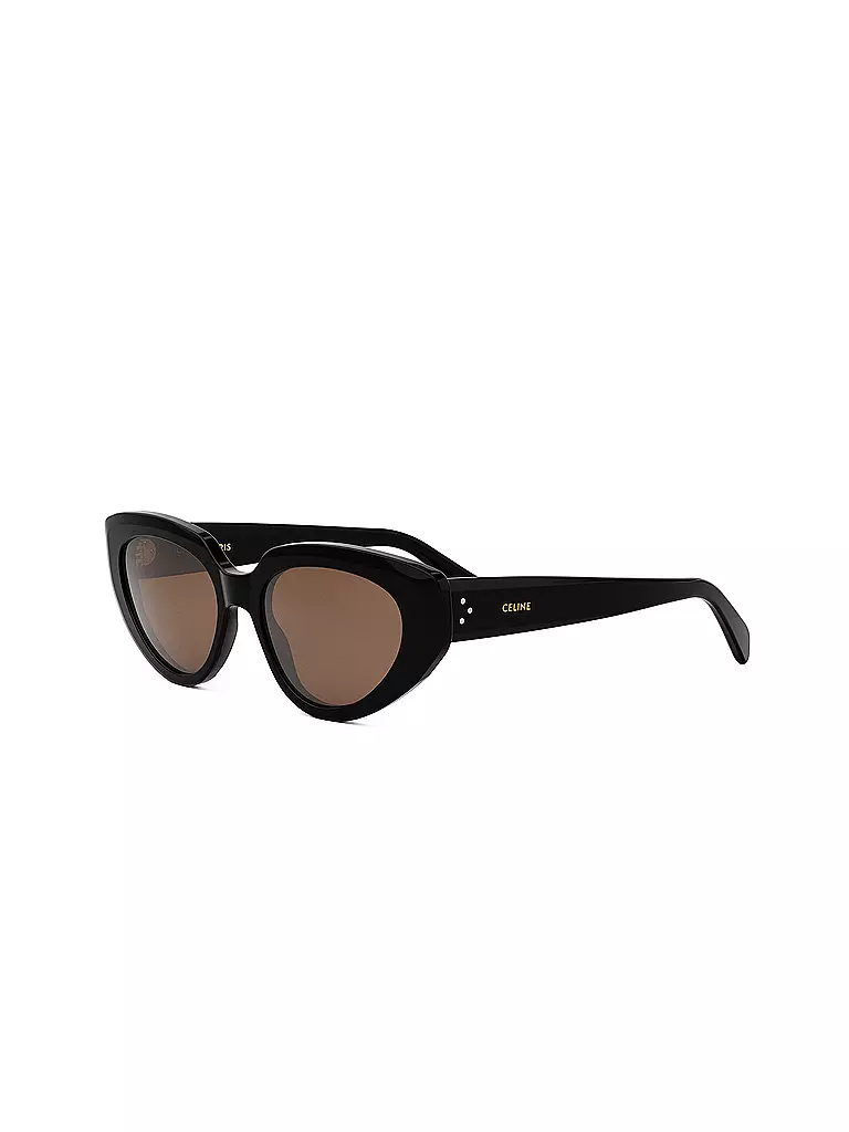 CELINE CELINE 3 Dots schwarze Cat Eye Sonnenbrille schwarz