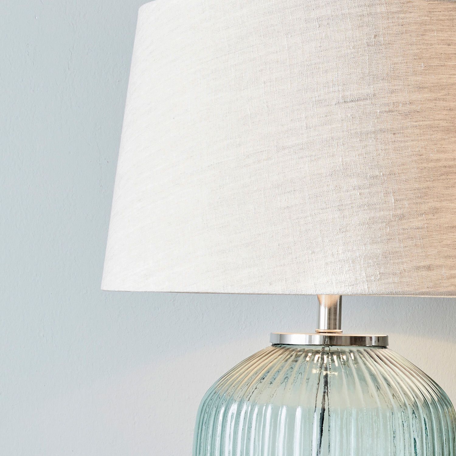 Tischlampe Fenis creme/grün