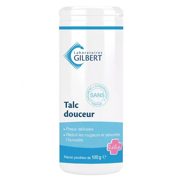 Talco macio Gilbert Baby 100g