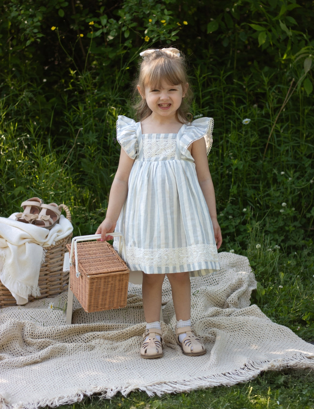 Butterfly Sandal - Cream