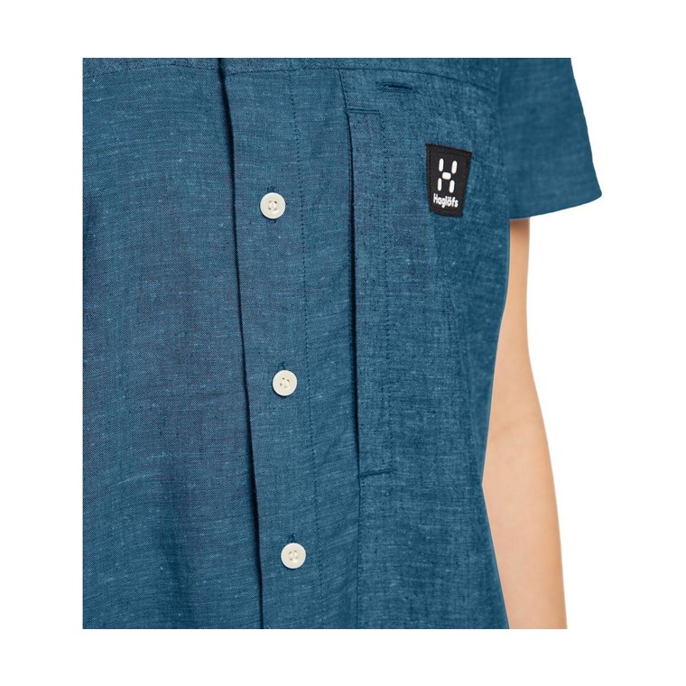 Haglöfs Dal SS Shirt Women Dark Ocean