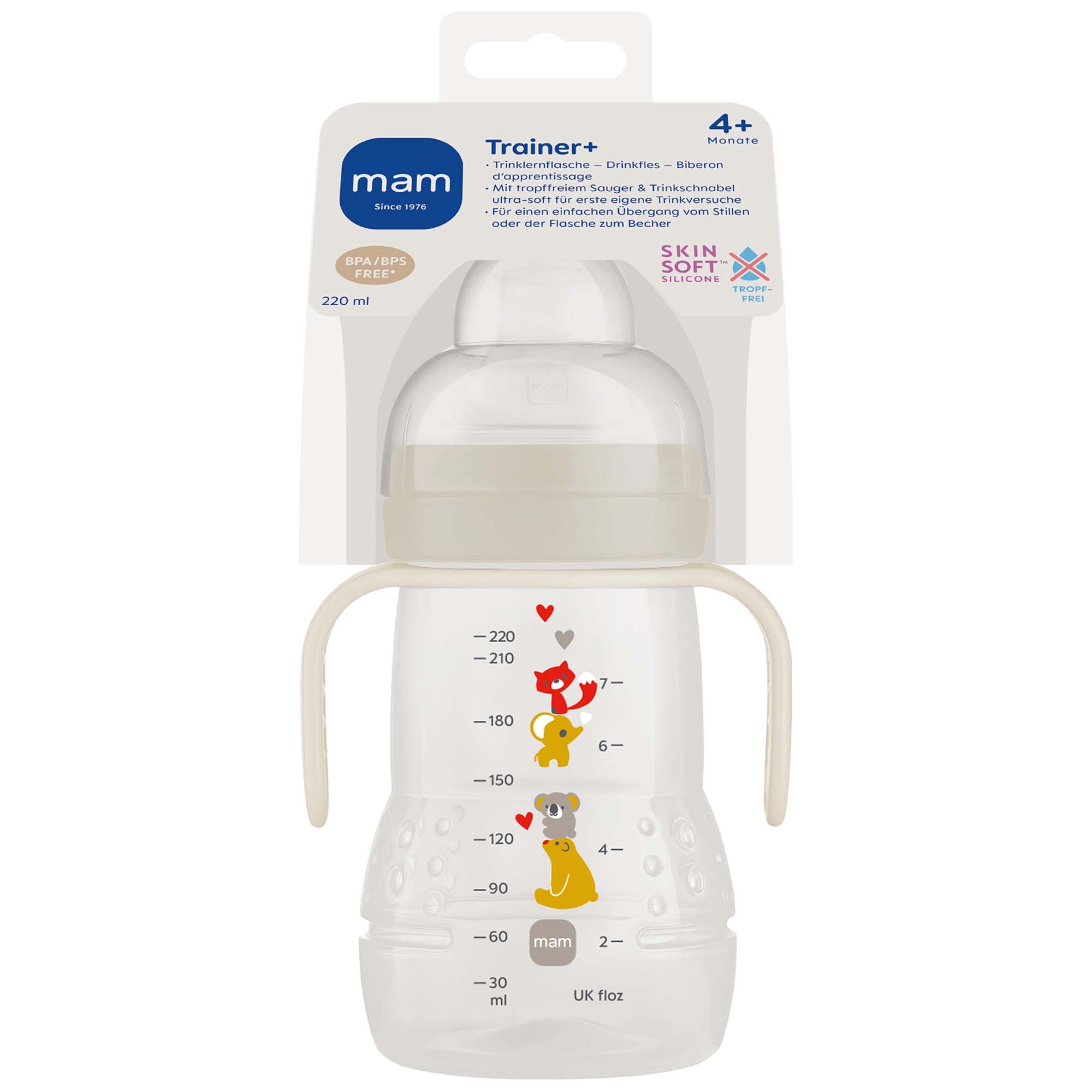 Mam fles Trainer 4+ maanden 220ml multi