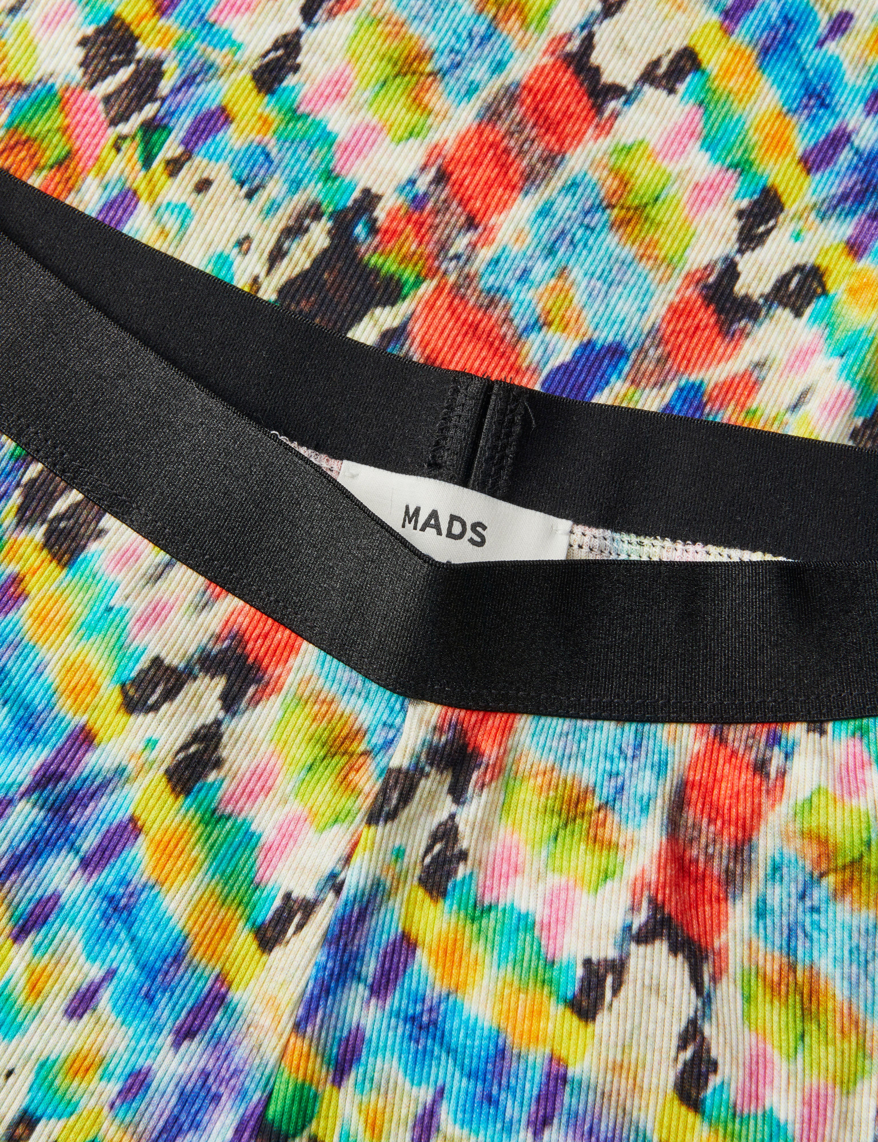 Mads Nørgaard  2X2 Cotton Aop Veran bukser - Blur Fleur Aop/Lemon Zest