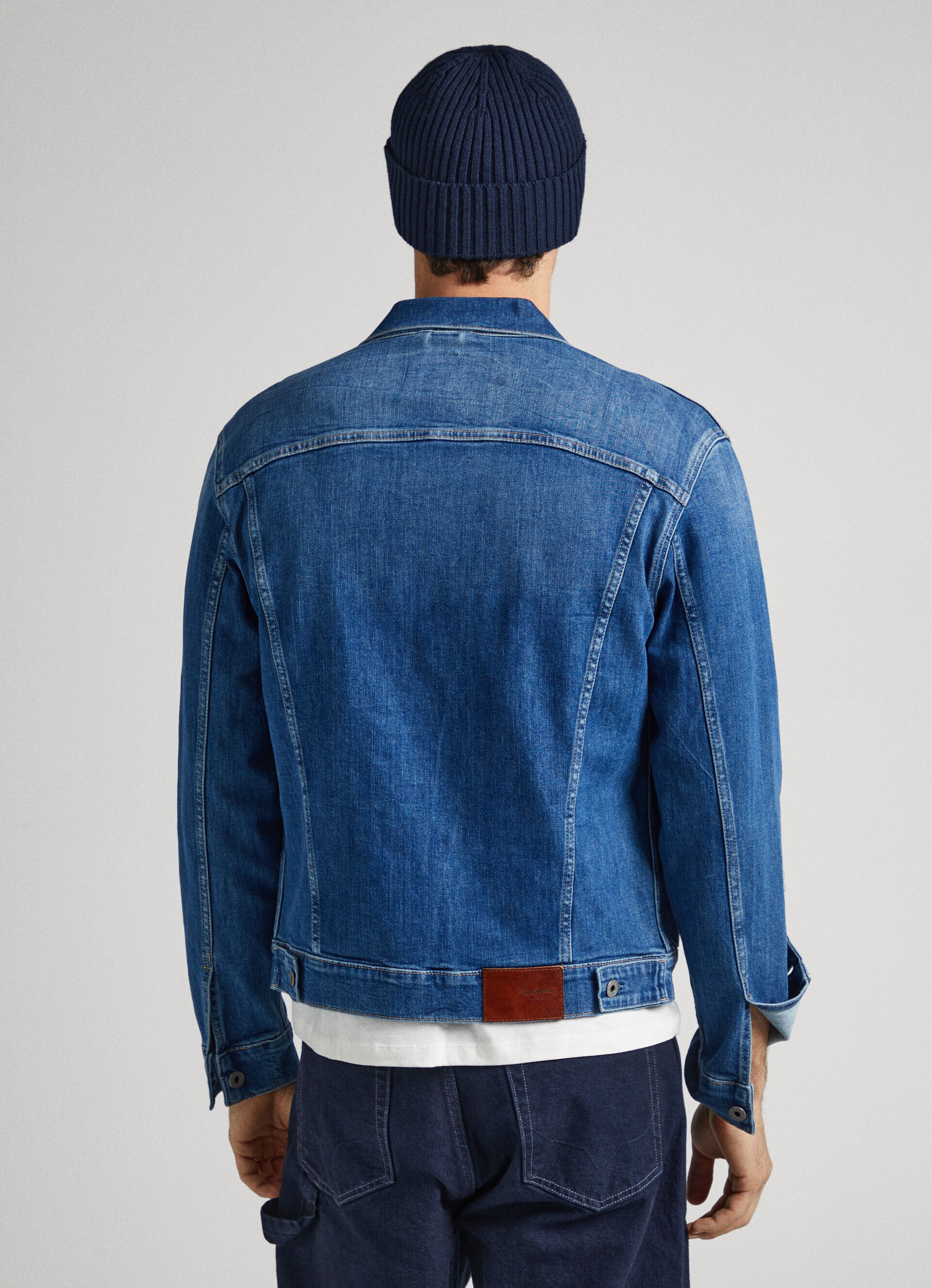 JAQUETA JEANS DE CORTE REGULAR - jeans