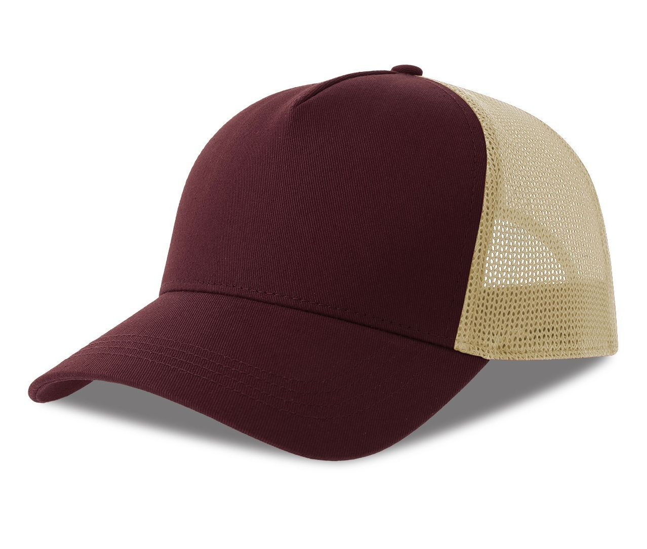 ATLANTIS HEADWEAR AT228 - Casquette 5 pans style trucker en coton