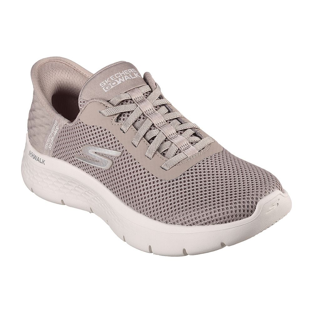 Skechers GO WALK FLEX GRAND ENTRANCE - Chaussures running Femme taupe