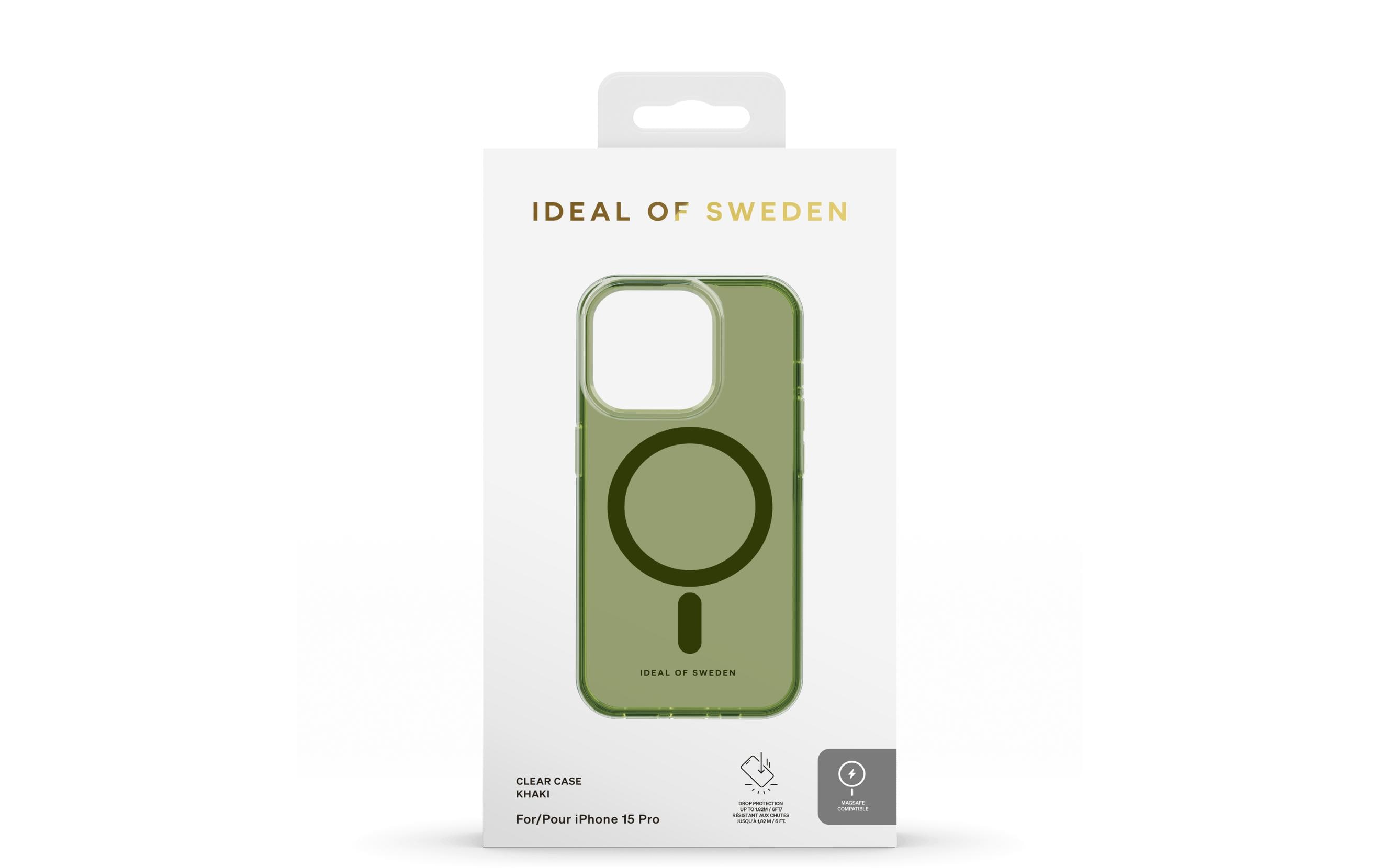 Back Cover Clear Case iPhone 15 Pro KhakiSilikon-Backcover für das iPhone 15 Pro