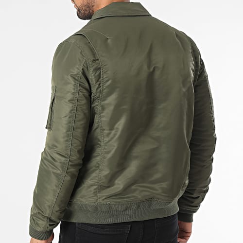 Veste Bomber 210100RS Vert Kaki