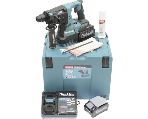 Makita XGT® HR003GM201 40V accuboorhamer inclusief 2 accu's (4,0Ah), lader en MAKPAC maat 4