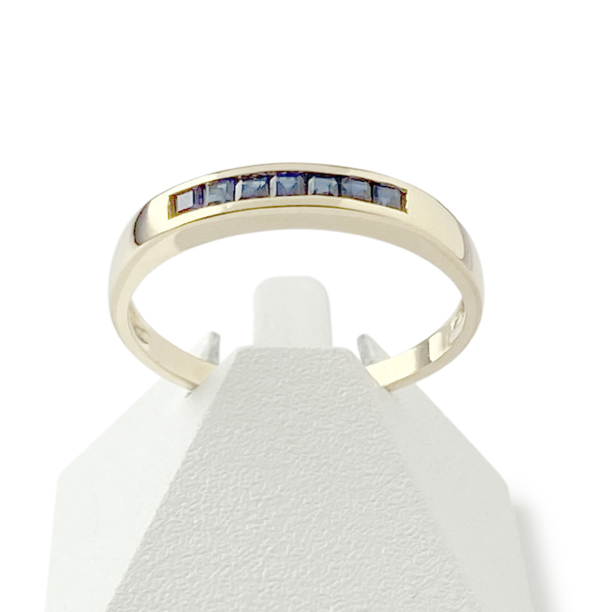 Bague d'occasion or 750 jaune saphirs