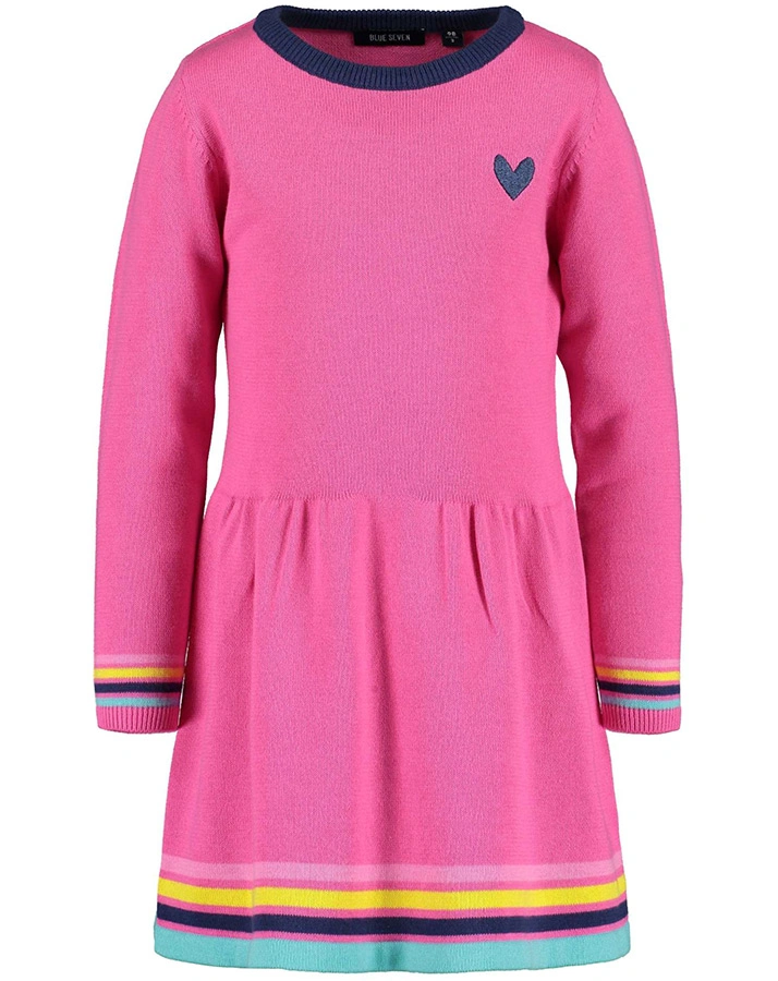 Strickkleid FRIENDSHIP – HEART in pink
